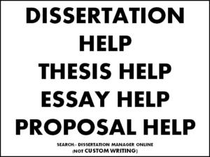 Dissertation proof reading