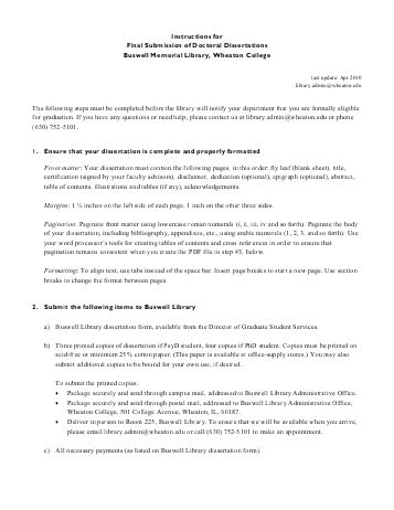 Doctoral dissertations