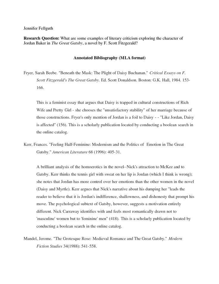 Mla bibliography