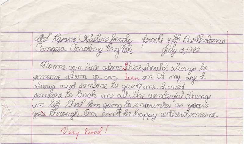 My school essay writing