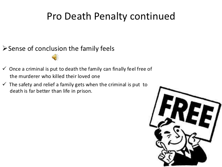 Pro death penalty essay