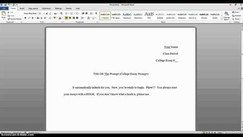 What makes a good college essay