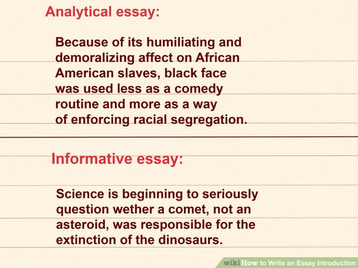 Write essay introduction